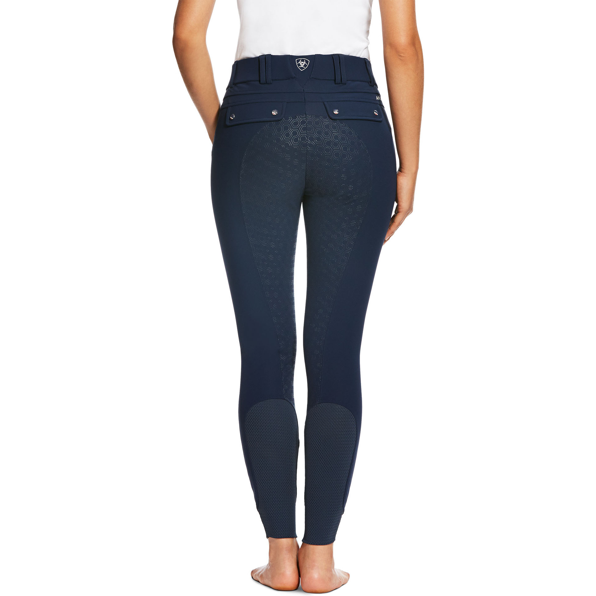 Ariat Damen Tri Factor Grip Vollsitz-Reithose Navy